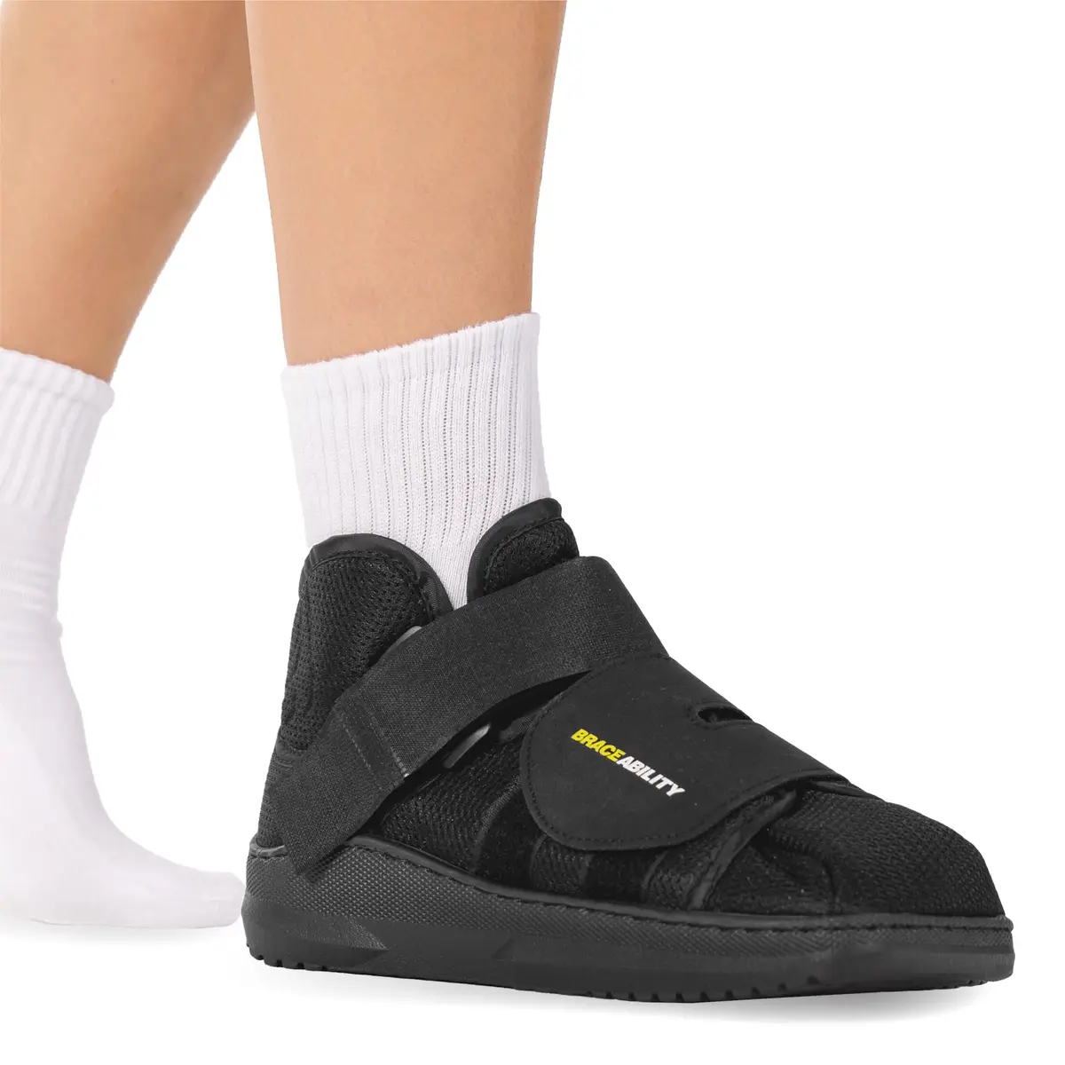 BraceAbility Closed Toe Medical Walking Shoe - Lightweight Post-Op Foot Boot (XL) | Support & Recovery - main product image