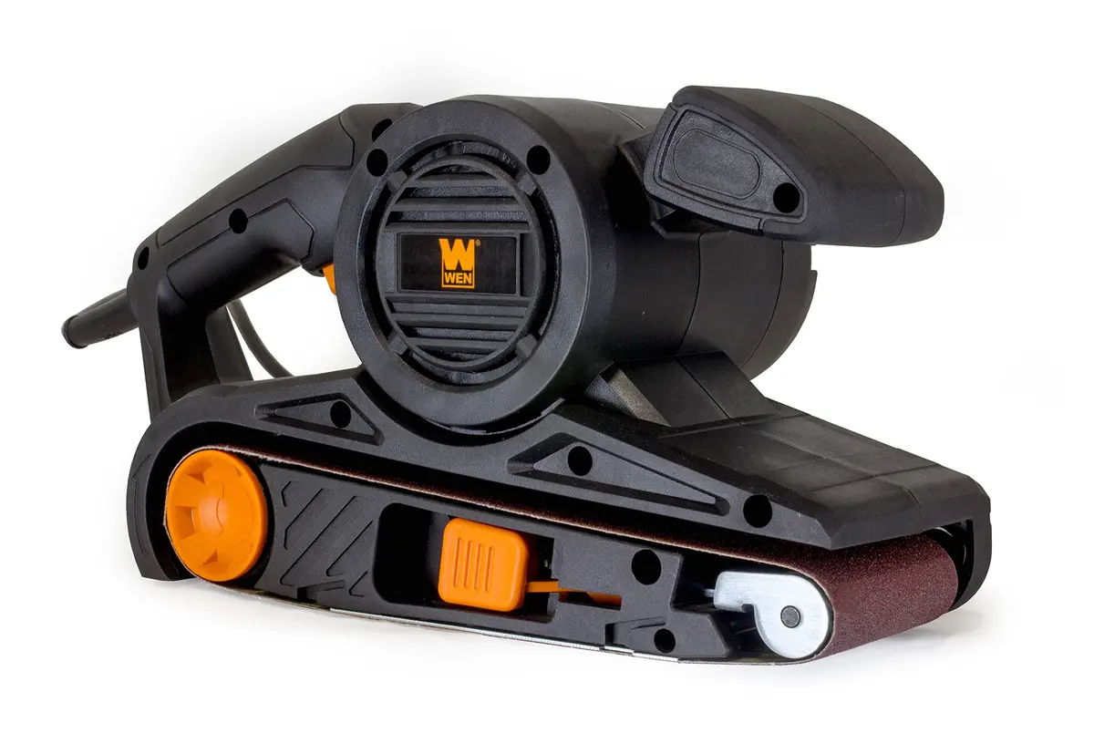 WEN Belt Sander 3 x 21 inch | 7-Amp Corded Heavy Duty Tool with Dust Bag - view 2