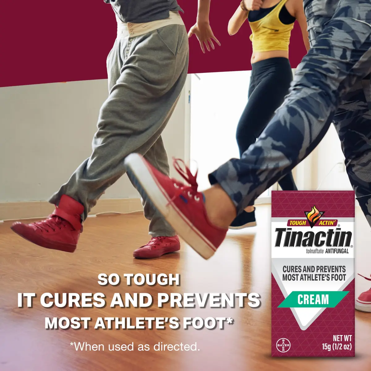 Tinactin Antifungal Cream 1oz | Athlete’s Foot & Ringworm Relief, Clinically Proven - view 2