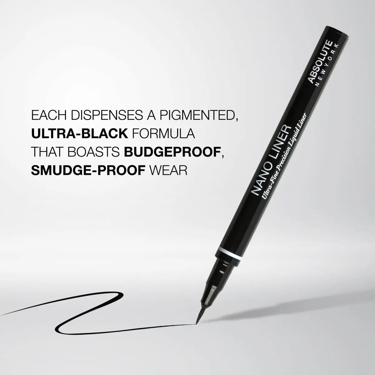 Absolute New York Shape N' Define Double-Ended Eyeliner | Ultra-Fine Water-Resistant Liquid, 0.03 Fl Oz - view 4