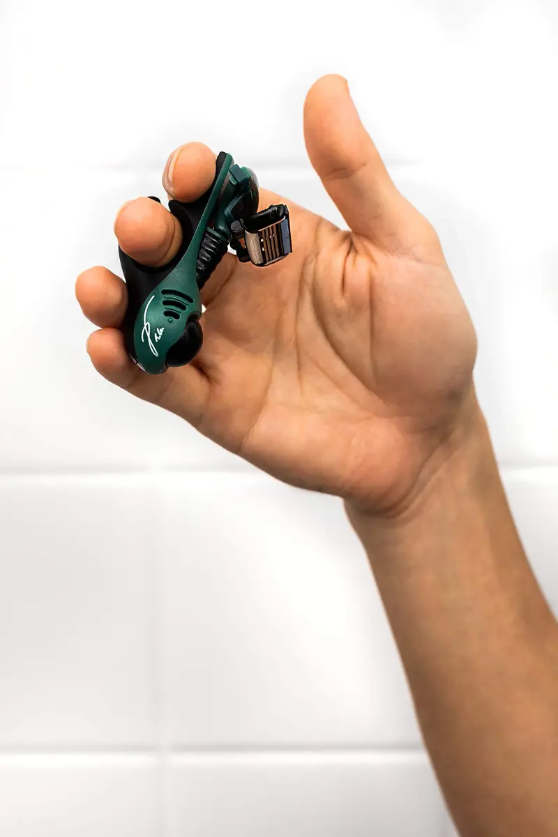 HeadBlade Moto LE Greene Men's Head and Skull Shaving Razor - Revolutionary Dual Active Suspension (1 Count) - view 8
