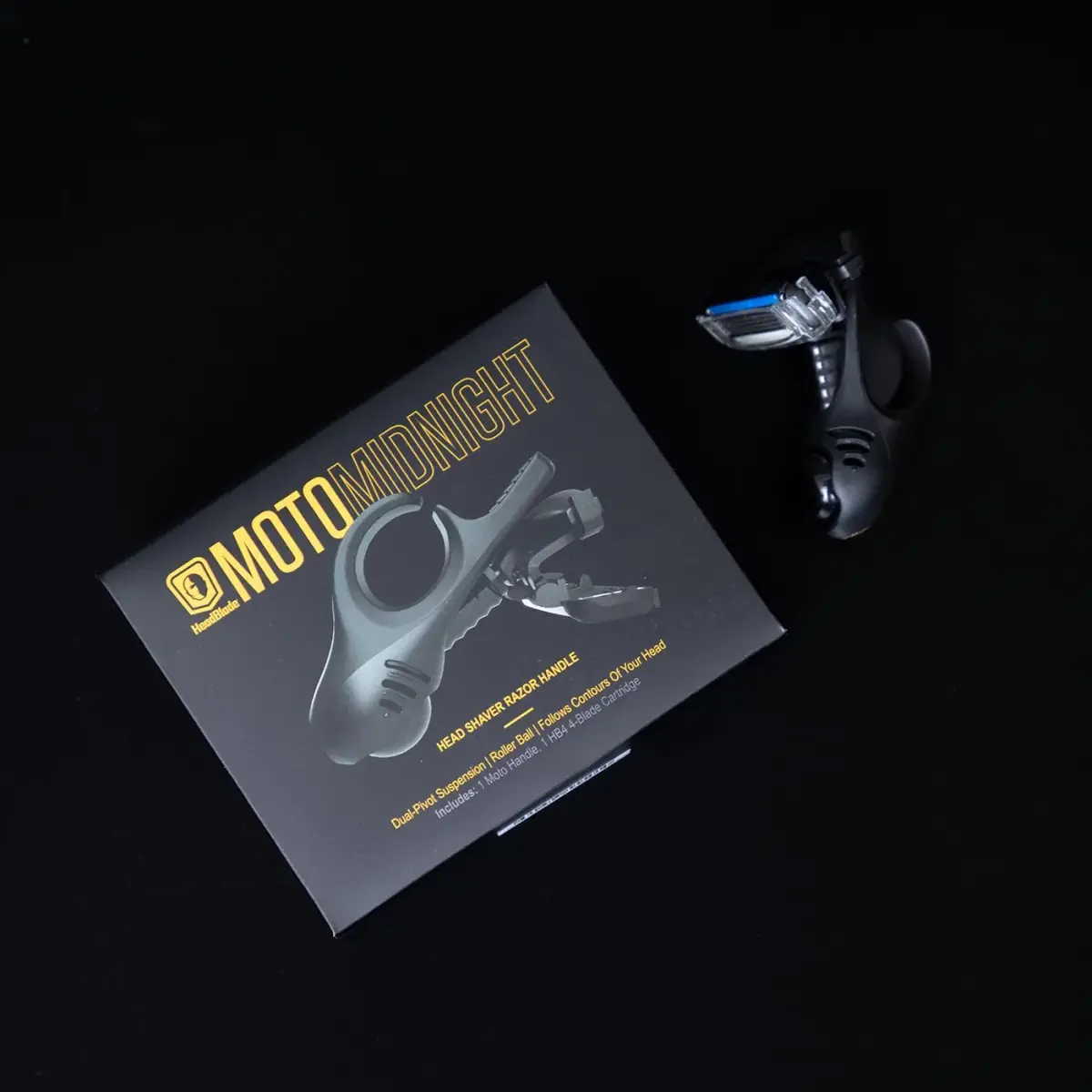 HeadBlade LE Moto Men's Head Shaving Razor - Military - Revolutionary Dual Active Suspension | 1 Count (Pack of 1) - view 8