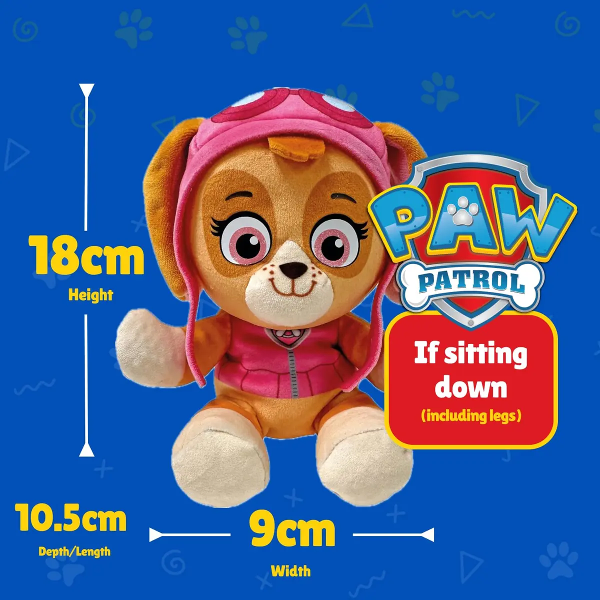 Ty Paw Patrol Collection Skye Plush Toy 20cm | Soft, Collectible, Gift Idea for Kids & Adults - view 3