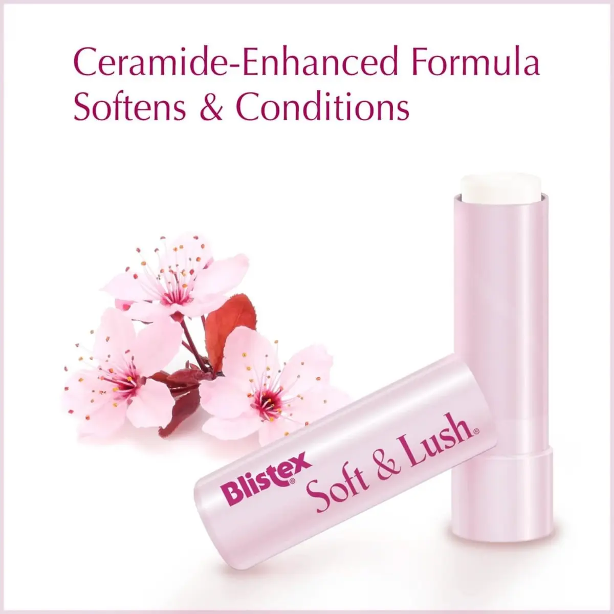 Blistex Soft & Lush Lip Protectant 0.13 oz | Ceramide-Enhanced Moisturizer for Deep Hydration - view 4