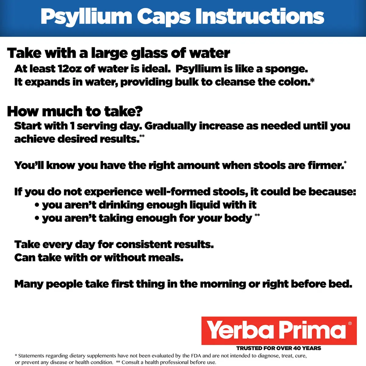 Yerba Prima Psyllium Husks Veg Caps - 540 Veg Capsules | Vegan, Non-GMO, Gluten Free for Gut Health & Regularity - view 3