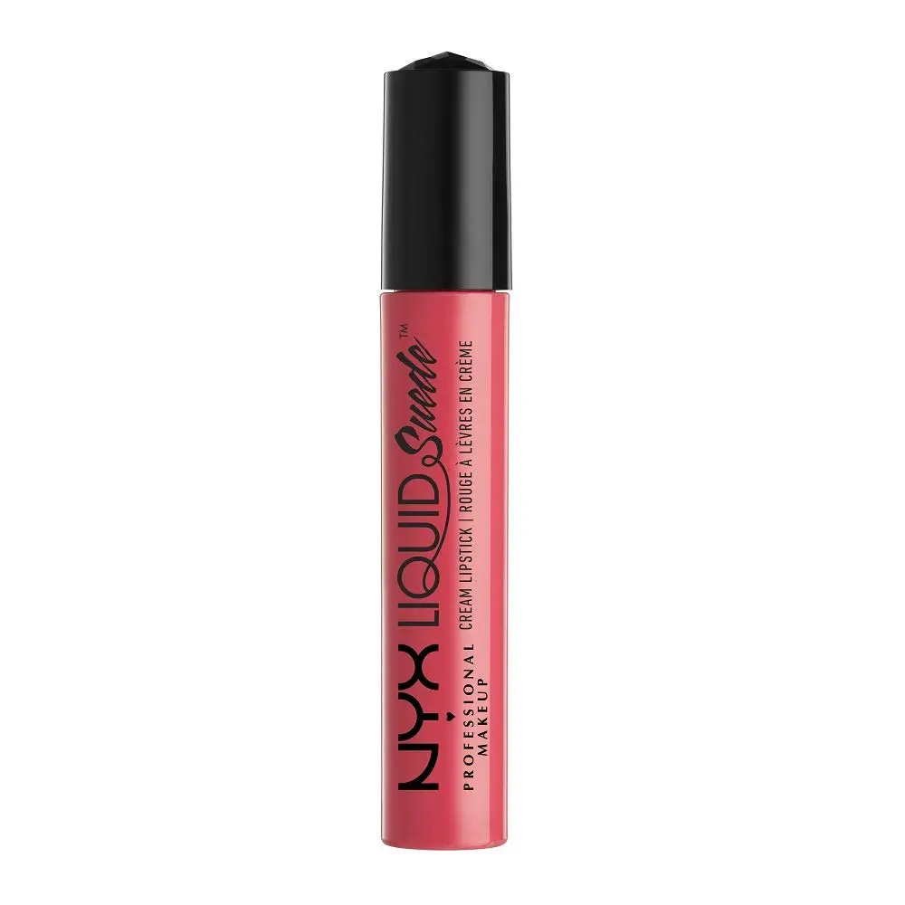 NYX PROFESSIONAL MAKEUP Liquid Suede Cream Lipstick - Life's A Beach Bright Coral 3.8ml (0.13 Fl Oz) | Matte Finish Long-Wearing - main product image