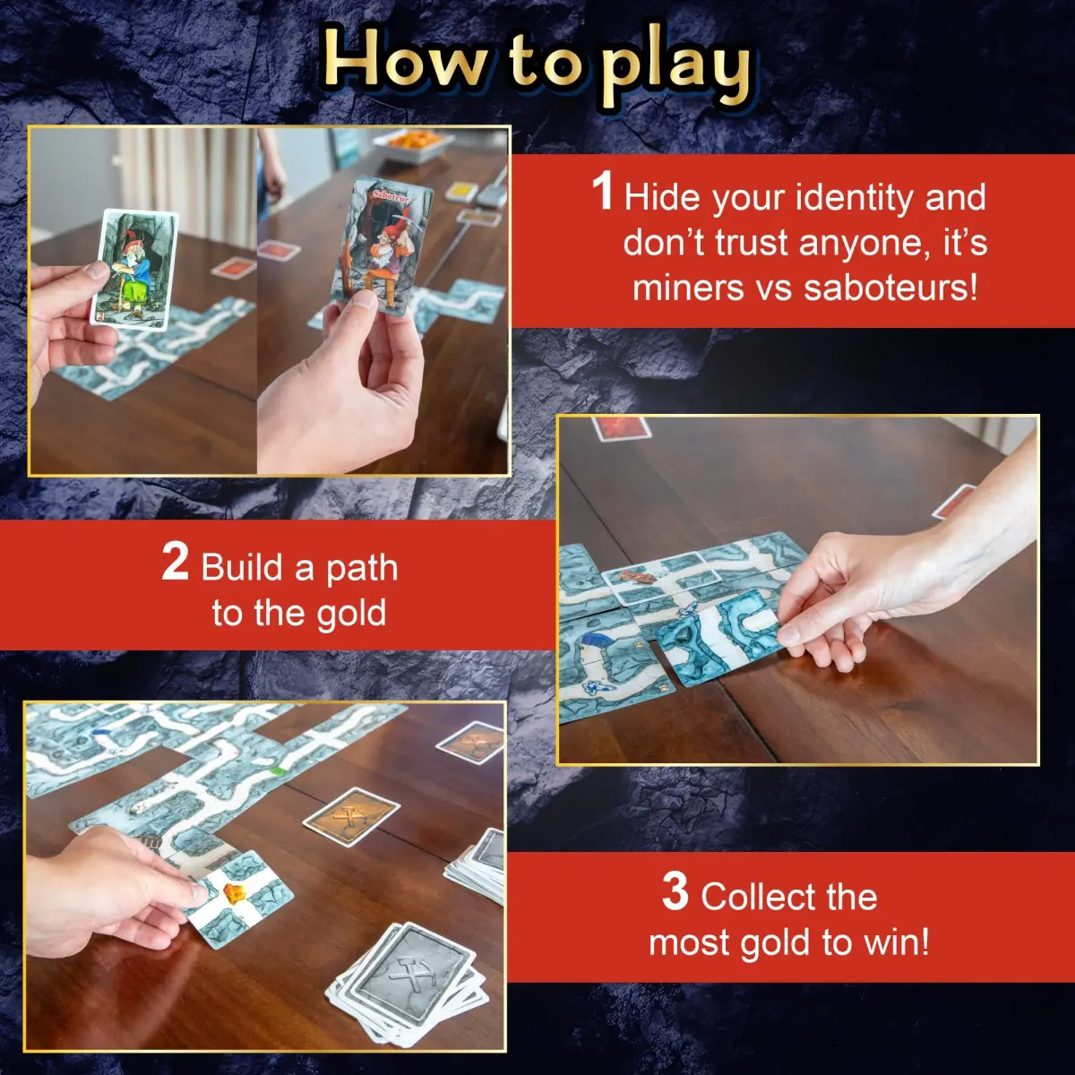 AMIGO Saboteur 2 Expansion Pack Strategy Card Game | 2-12 Players, Ages 8+ - view 2