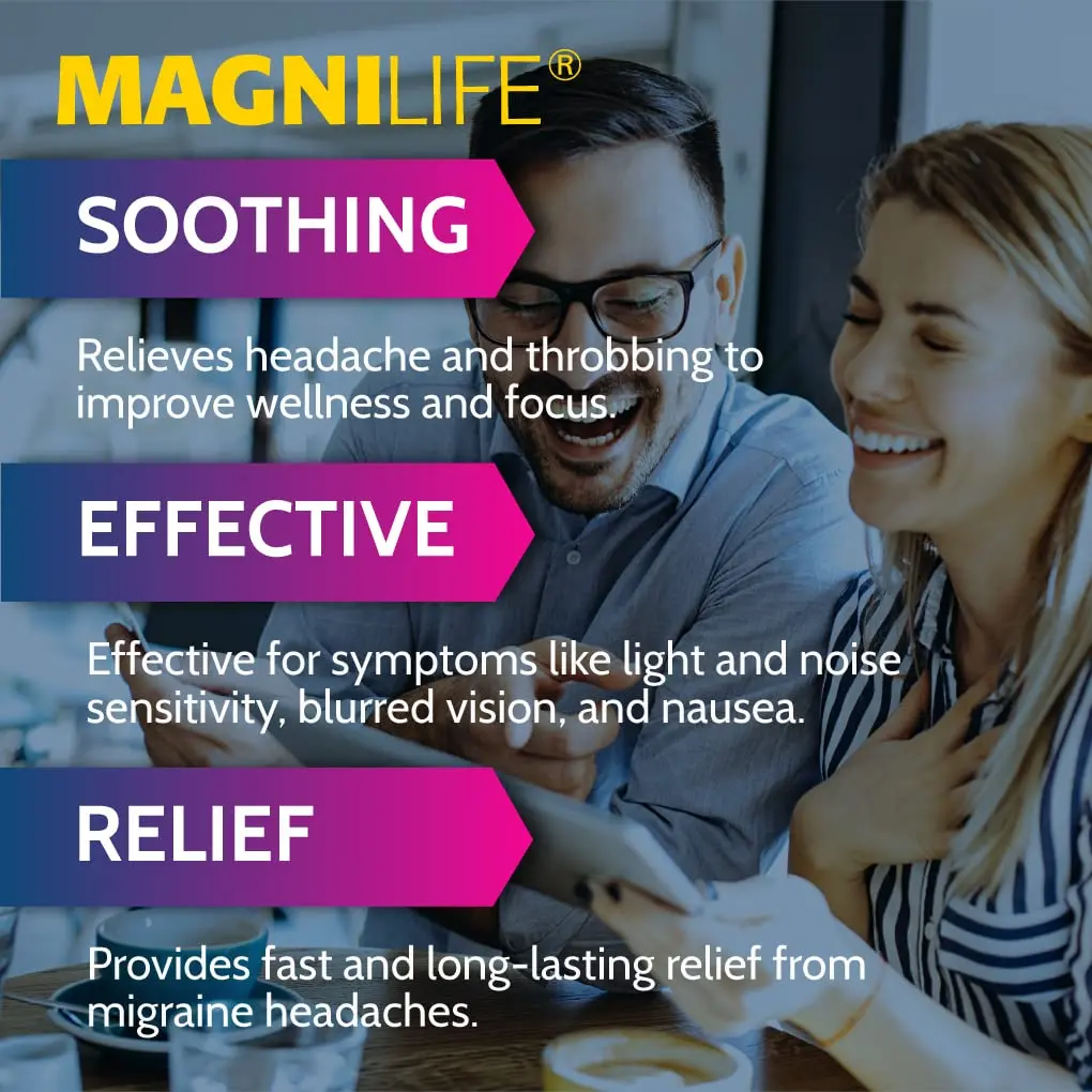 MagniLife Migraine Relief 90 Tablets | Fast-Acting, Non-Habit Forming Headache Support - view 2