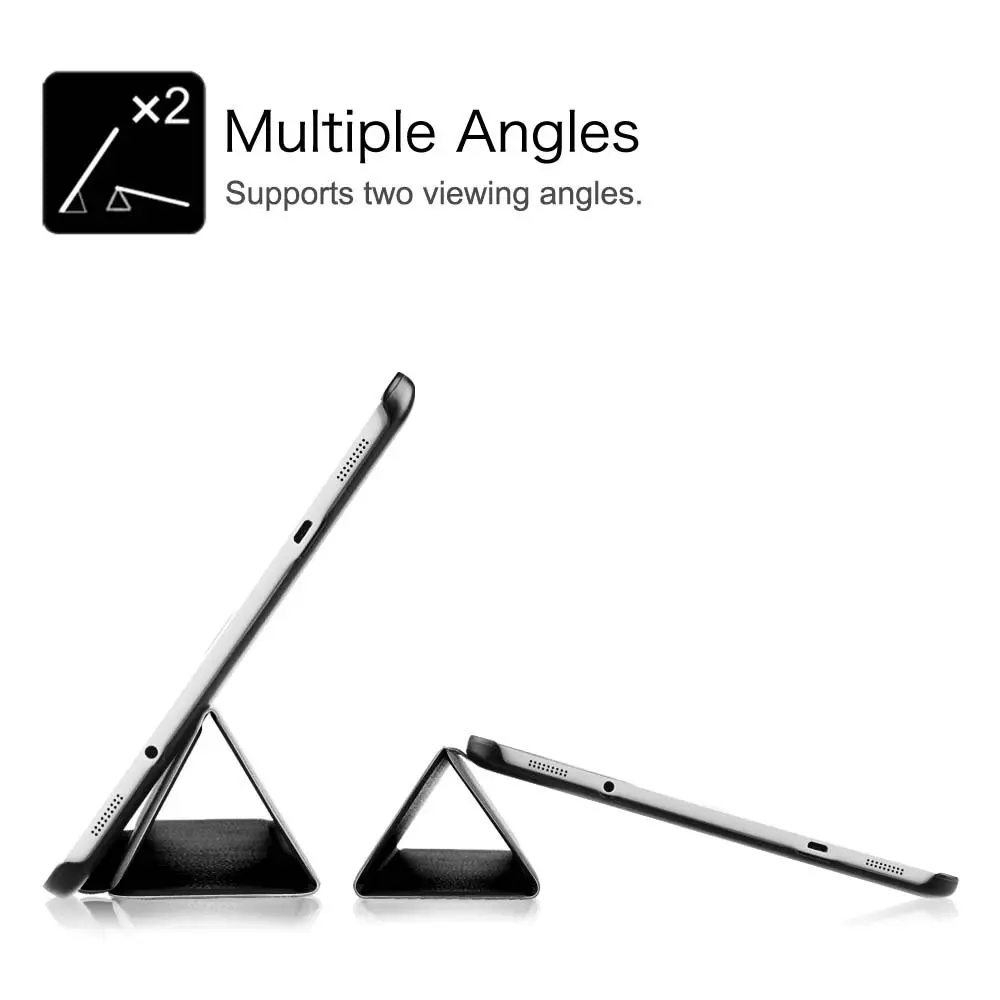 FINTIE Slim Shell Case for Samsung Galaxy Tab S2 9.7 2015 | Auto Sleep/Wake, Flip Stand, Black - view 4