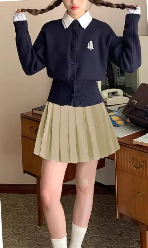 Beautifulfashionlife Women`s Summer Plus Size Kilt Pleated Dress with Side Zipper (4XL, Khaki) | Wrinkle-Resistant, High Waist, Casual & Cosplay - view 5
