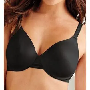 Bali Women's Underwire Bra 36B | Full Coverage, Seamless Support, Black - view 2
