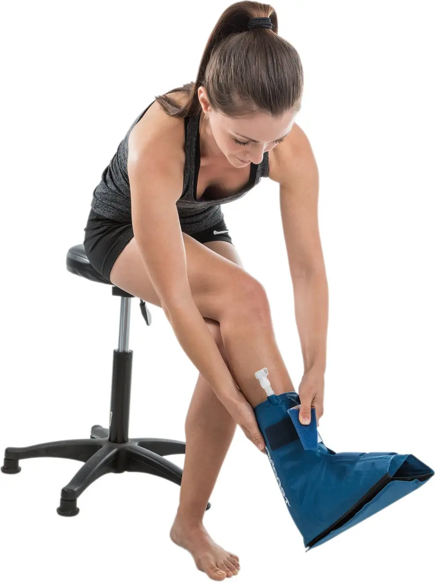 Aircast Ankle Cryo/Cuff -Universal | Gravity Cold Therapy for Post-Op & Sports Injuries - view 2