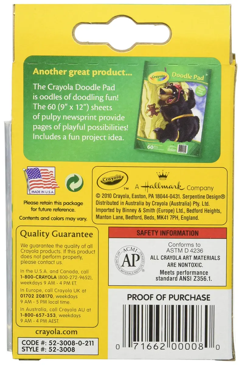 Crayola Crayons 8 Count | Vibrant Colors for Kids & Art Projects - view 2