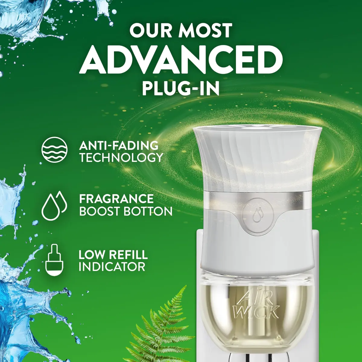 Air Wick Plug In Refills, Fresh Waters Scented Oils | Long-Lasting Fragrance (3.3 Fl Oz) | Natural Essential Oils - view 8