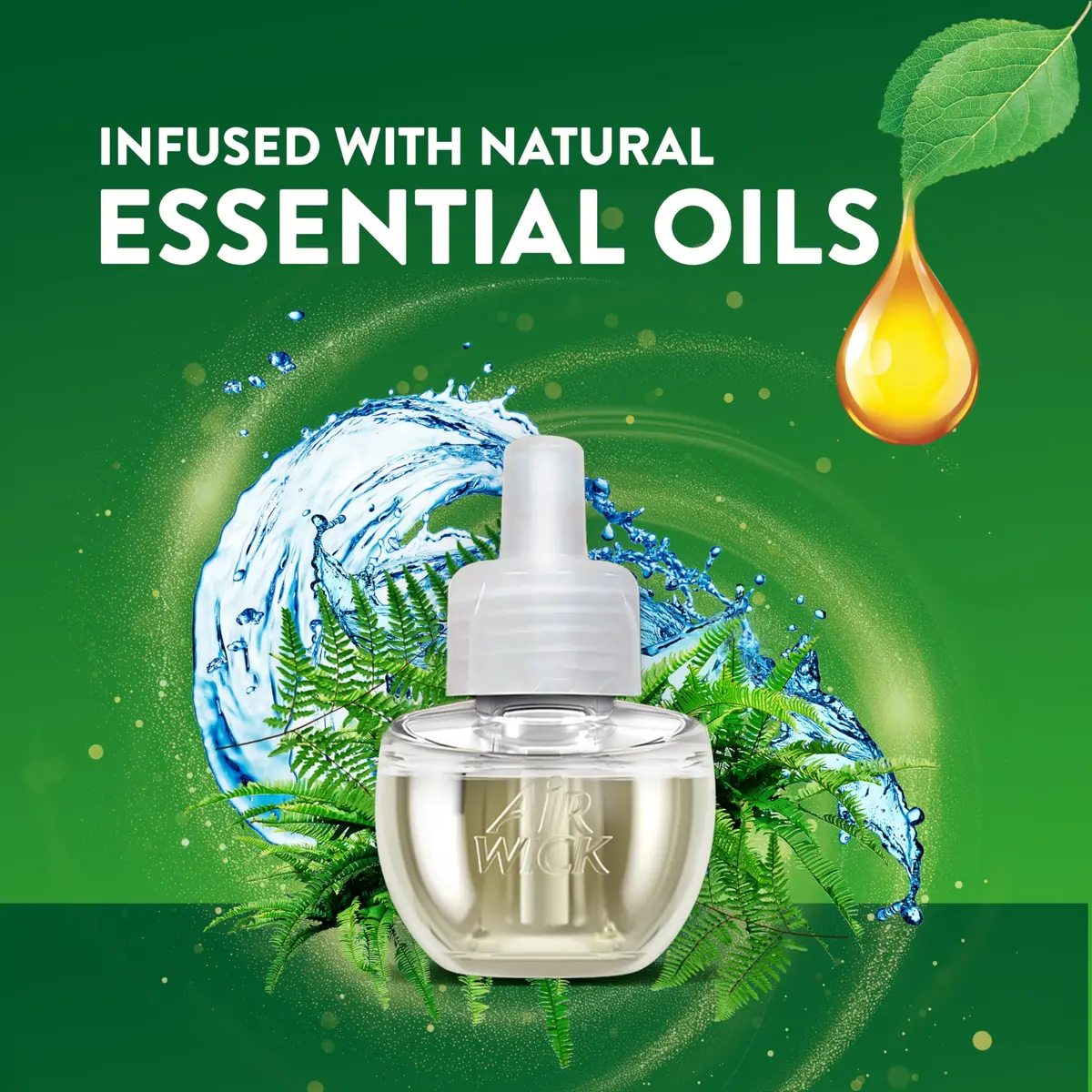 Air Wick Plug In Refills, Fresh Waters Scented Oils | Long-Lasting Fragrance (3.3 Fl Oz) | Natural Essential Oils - view 3