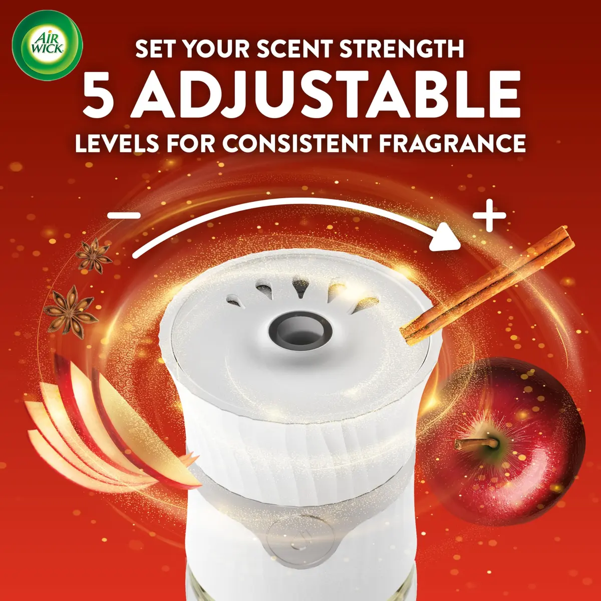 Air Wick Plug In Refill Apple Cinnamon Medley Scented Oil 5ct | Infused with Essential Oils - view 9