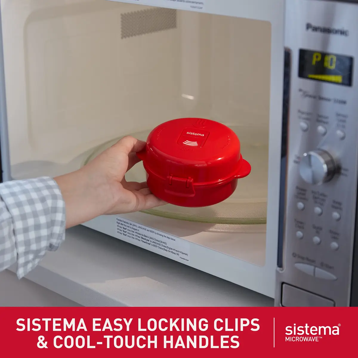 Sistema Easy Eggs Microwave Egg Cooker 270 ml | BPA-Free Egg Poacher with Steam Release Vent for Easy Cooking - view 4