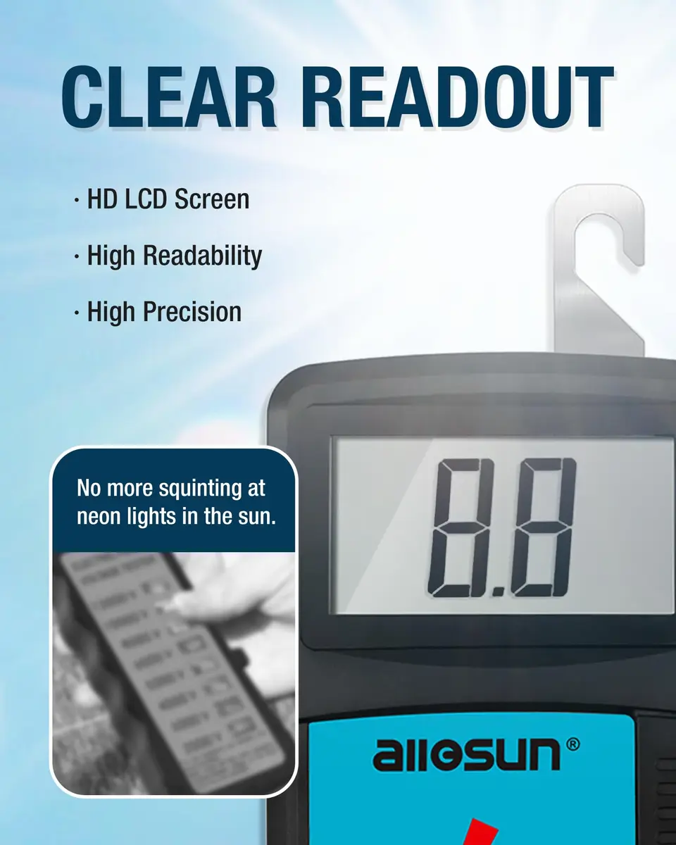 allsun Electric Fence Fault Finder Max 9.9kv | Digital Voltage Tester for Livestock - view 3