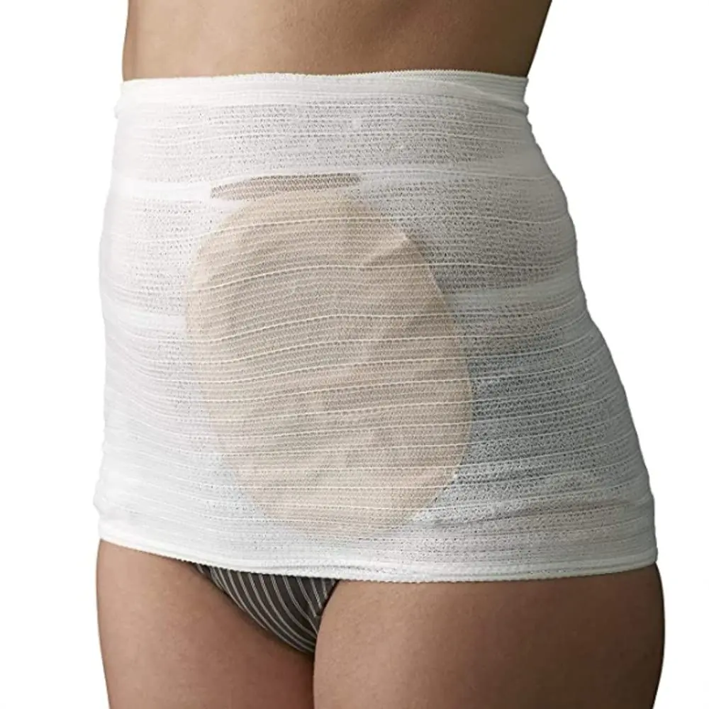 Corsinel StomaSafe Classic Ostomy Support Belt, M, White | Light Support for Sleep & Daily Wear - main product image