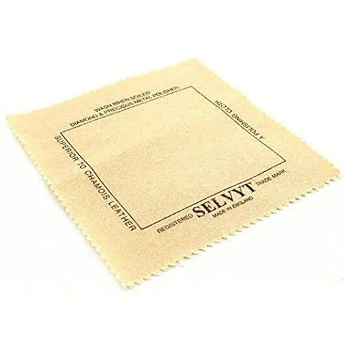 JewelrySupply Selvyt Polishing Cloth 5" x 5" | Scratch-Free Gem & Silver Cleaner - view 2