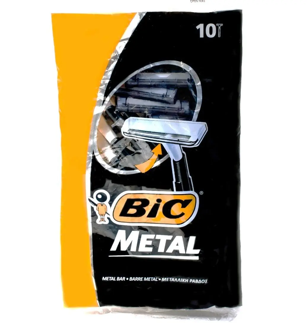 BIC Metal Disposable Men's Shaving Razors 1 Count | Single Blade Durability for Adult Men - main product image