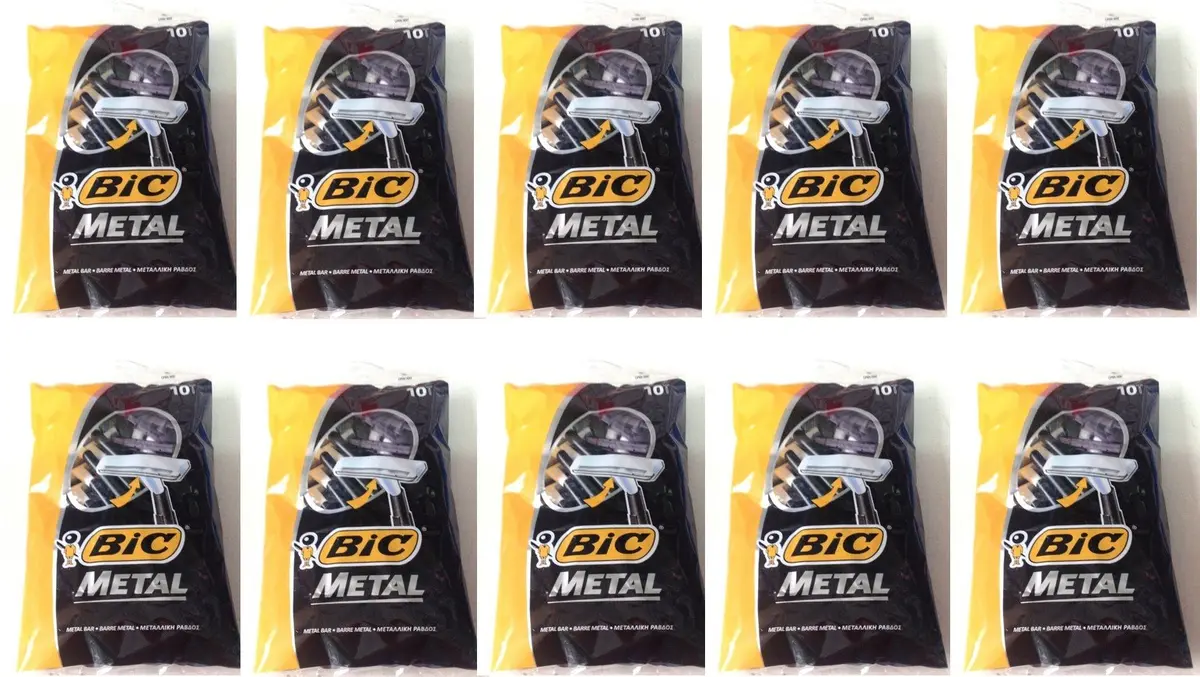BIC Metal Disposable Men's Shaving Razors 1 Count | Single Blade Durability for Adult Men - view 2