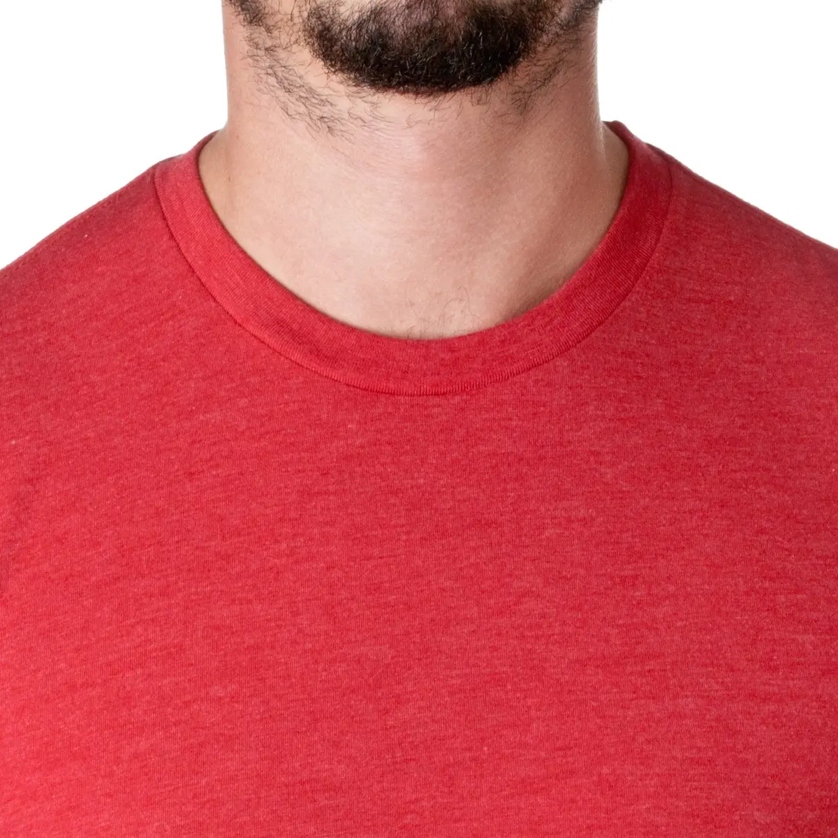 The Next Level Men's Triblend Crew XL VINTAGE RED | Relaxed Fit Short Sleeve T-Shirt - view 5