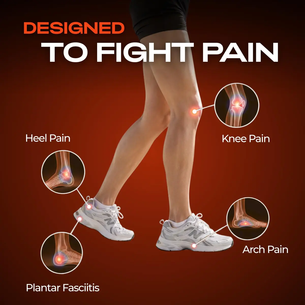 FORM Premium Insoles Heavy Duty Arch Support 14-14.5 Men / 15.5-16 Women | Supports up to 220+ lbs - view 5