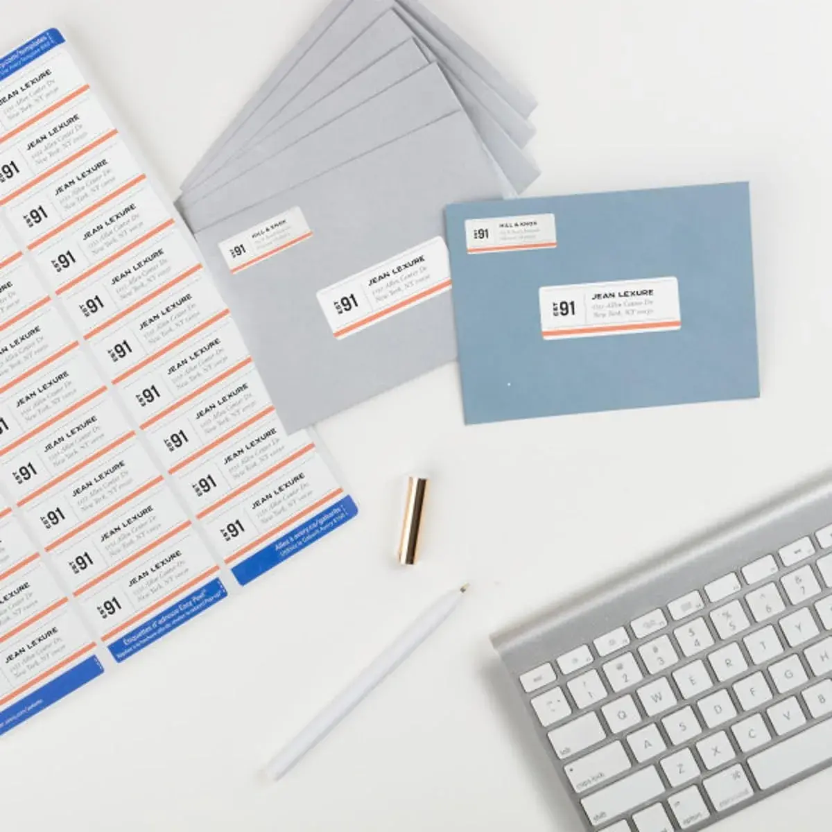 Avery Easy Peel Printable Address Labels 1" x 2-5/8" (750 Labels, White) | Sure Feed Technology for Jam-Free Printing - view 6