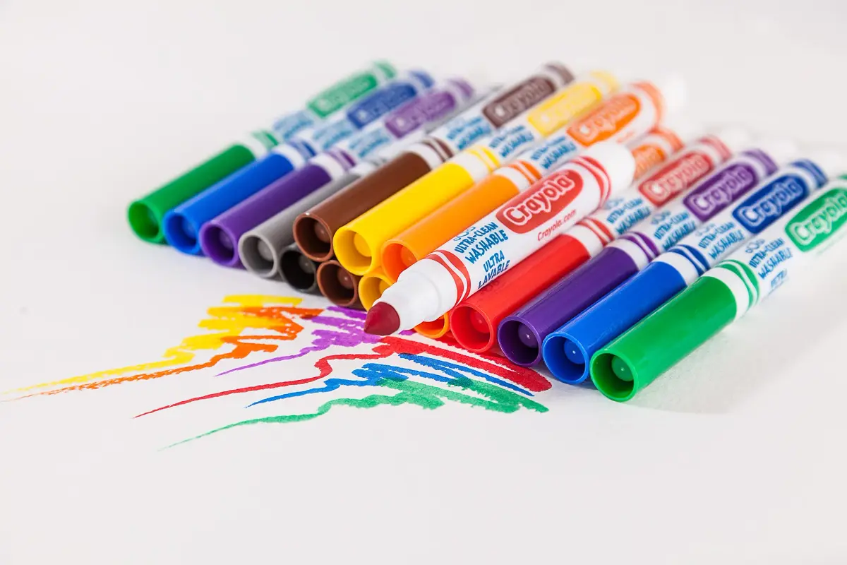 Crayola Ultra Clean Washable Markers (40ct) | Assorted Colors, Broad Line, Non-Toxic - view 4