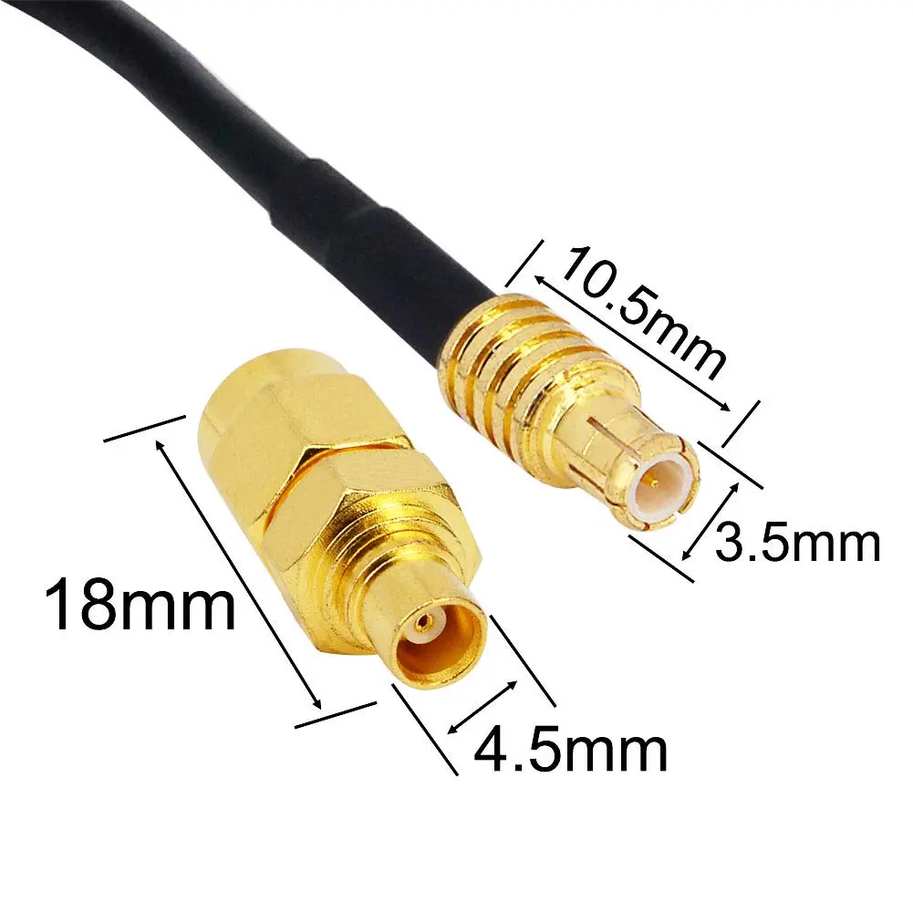 onelinkmore ADS-B Antenna 1090MHz 2.5dBi MCX + MCX-SMA Adapter, Magnetic Aerial | Omni-directional Reception - view 3