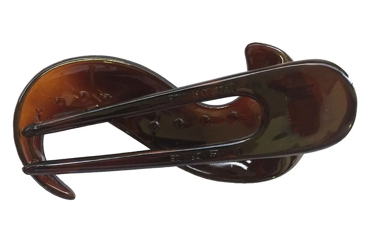 Parcelona French Crochet 3 ¼” Brown Side Slide In Jaw Yoga Claw Clip | Durable, Elegant Hair Accessory for Women & Girls - view 4