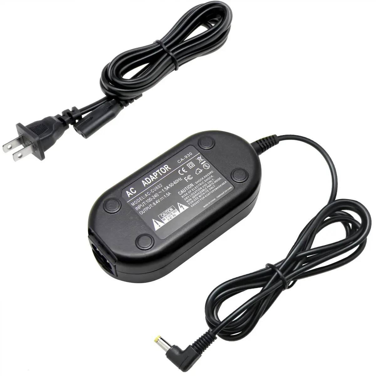Glorich CA-930 AC Power Adapter for Canon EOS C100 XF100 XF105 XF200 XF205 XF300 XF305 | 8.4V 1.5A | Compact, Certified - main product image