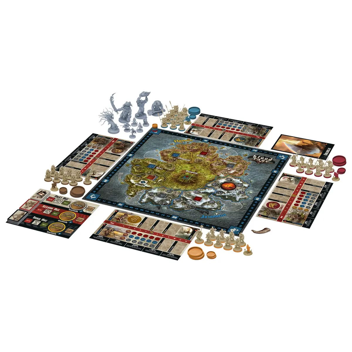 CMON Blood Rage Core Box | Viking Strategy Board Game | 2-4 Players | 60-90 Min | Ages 14+ - view 2