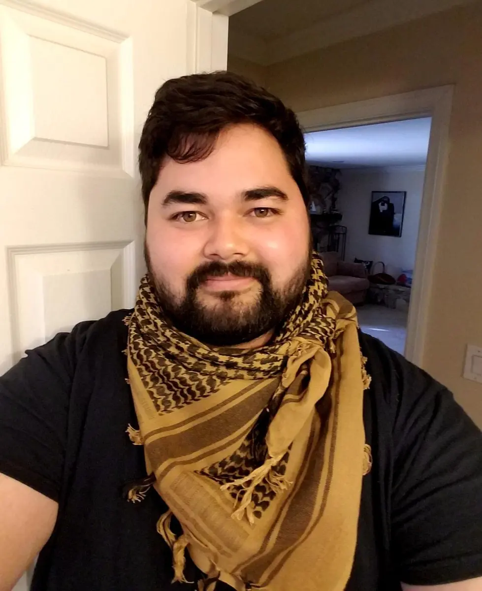 Explore Land Cotton Shemagh Keffiyeh Tactical Desert Scarf for Men Women | Breathable 100% Cotton, Sun & Dust Protection - view 9