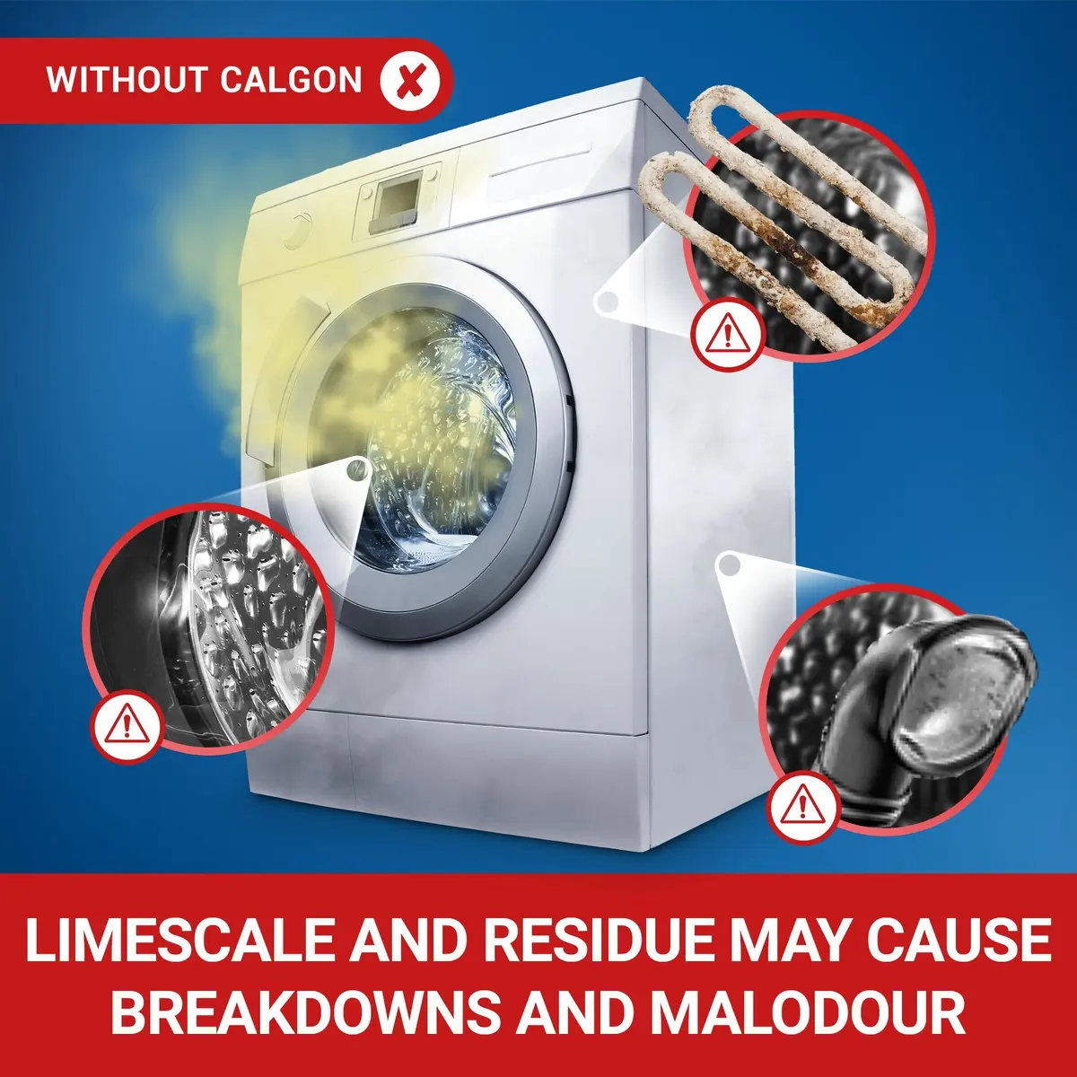 Calgon Tablets 3-In-1 Water Softener, 45 Tablets | Protects Washing Machine & Clothes - view 4
