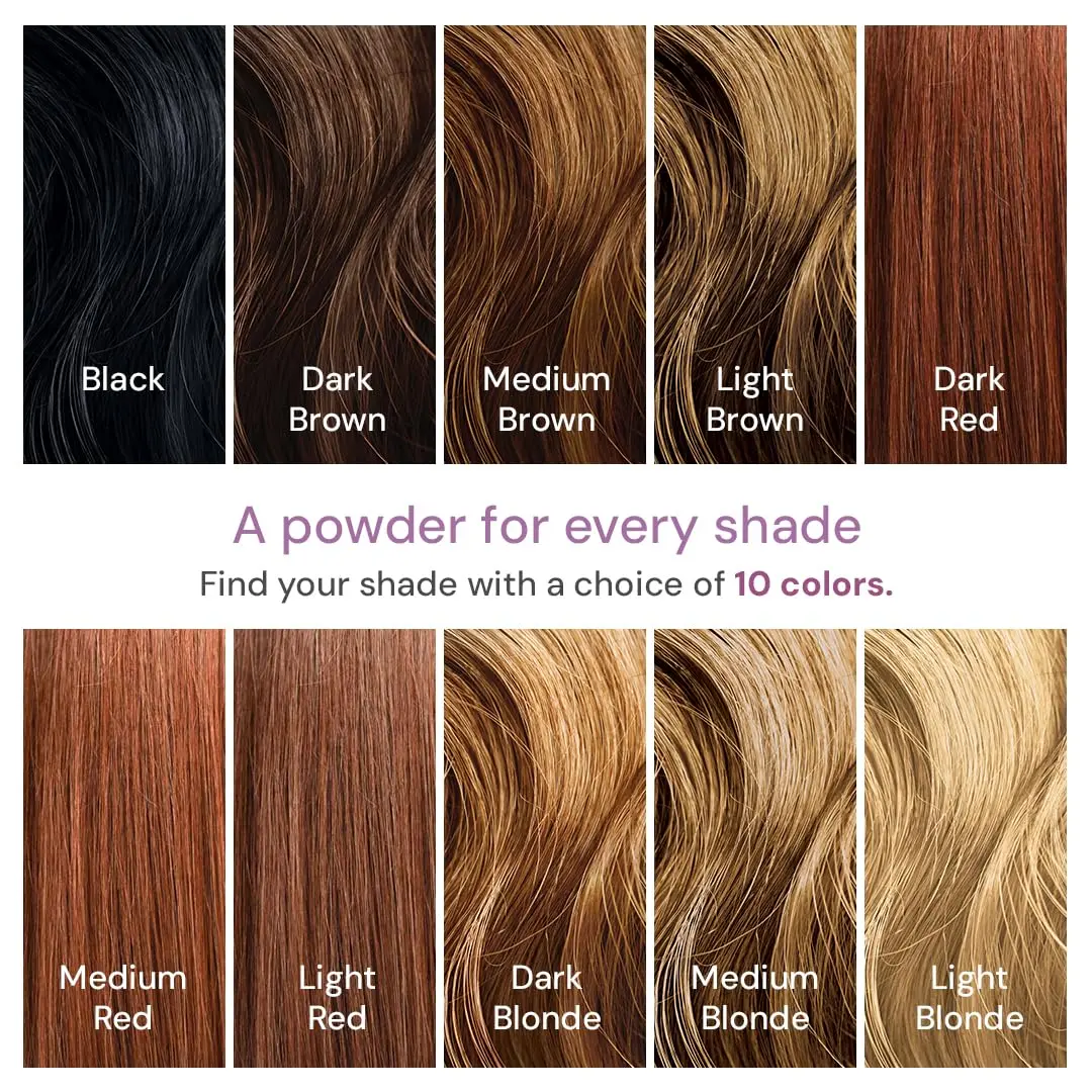 Style Edit Root Touch Up Powder Light Brown | Instant Gray Concealment (70-120 chars) - view 6