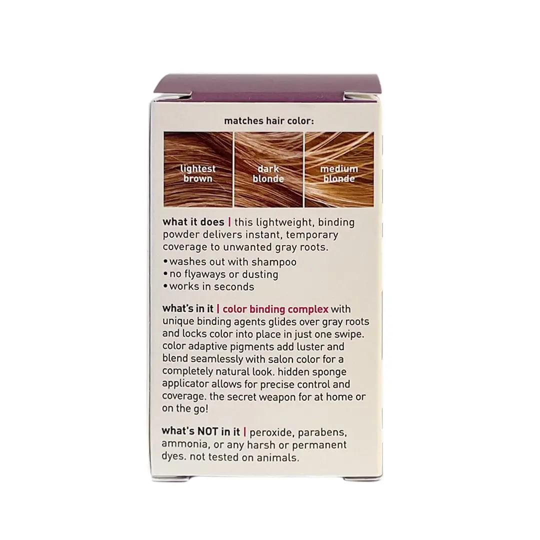 Style Edit Root Touch Up Powder Light Brown | Instant Gray Concealment (70-120 chars) - view 8