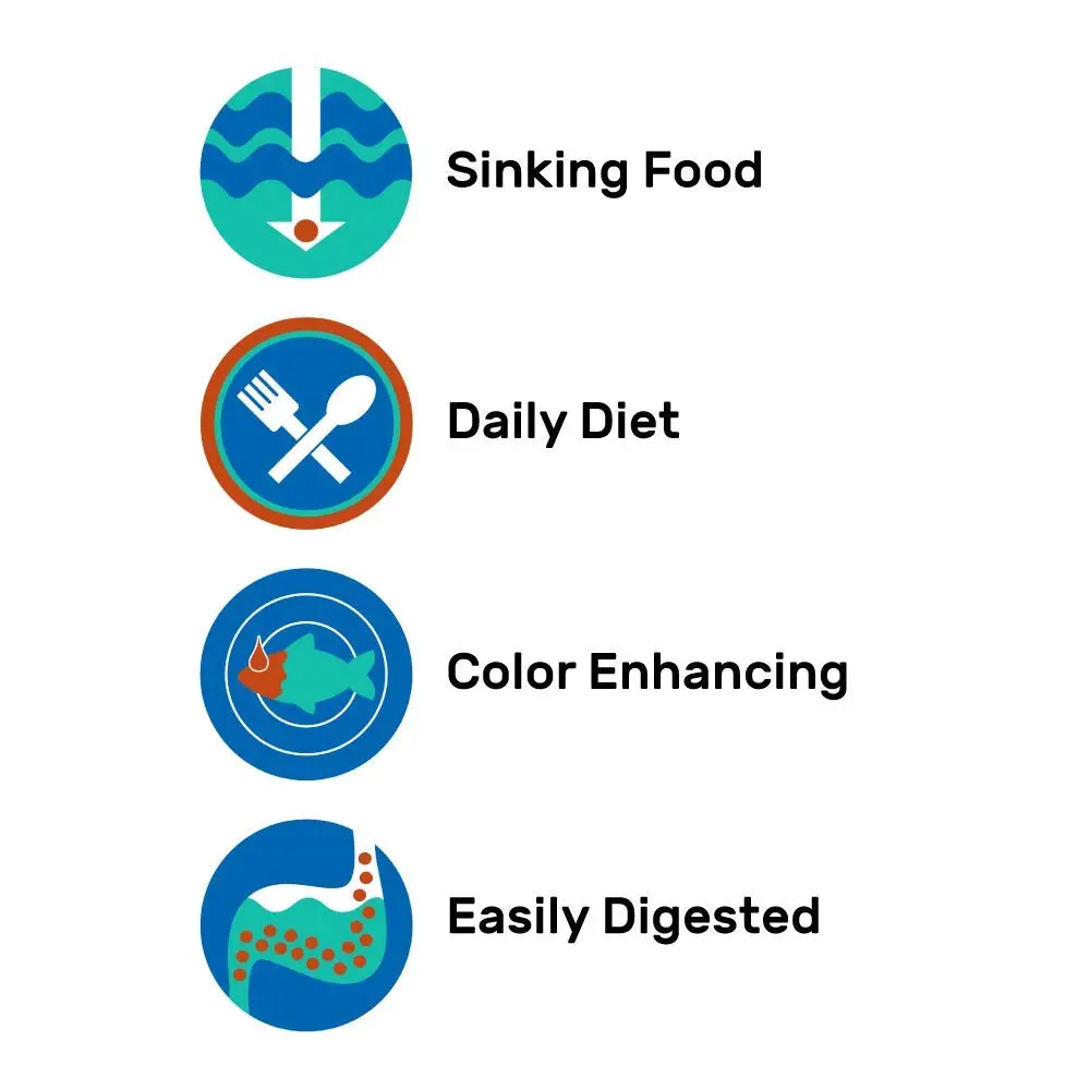 Hikari Sinking Goldfish Excel Fish Food 3.8 oz. (110g) | Supports Color & Growth - view 5