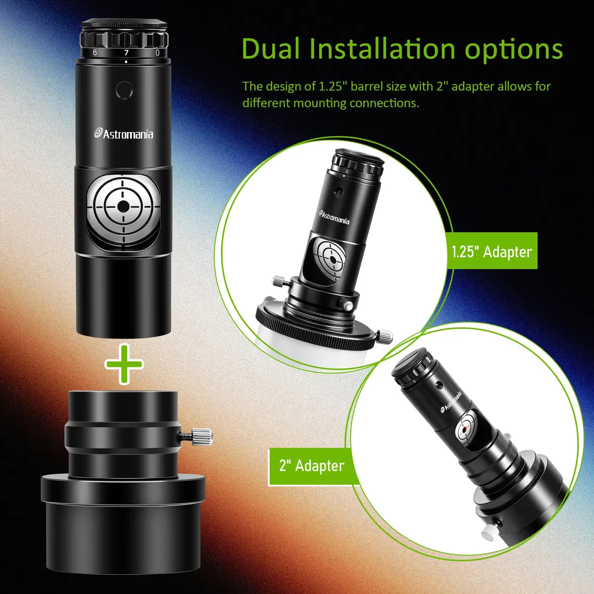 Astromania Laser Collimator for Telescope 1.25/2" | Precise Newtonian Alignment Tool - view 5