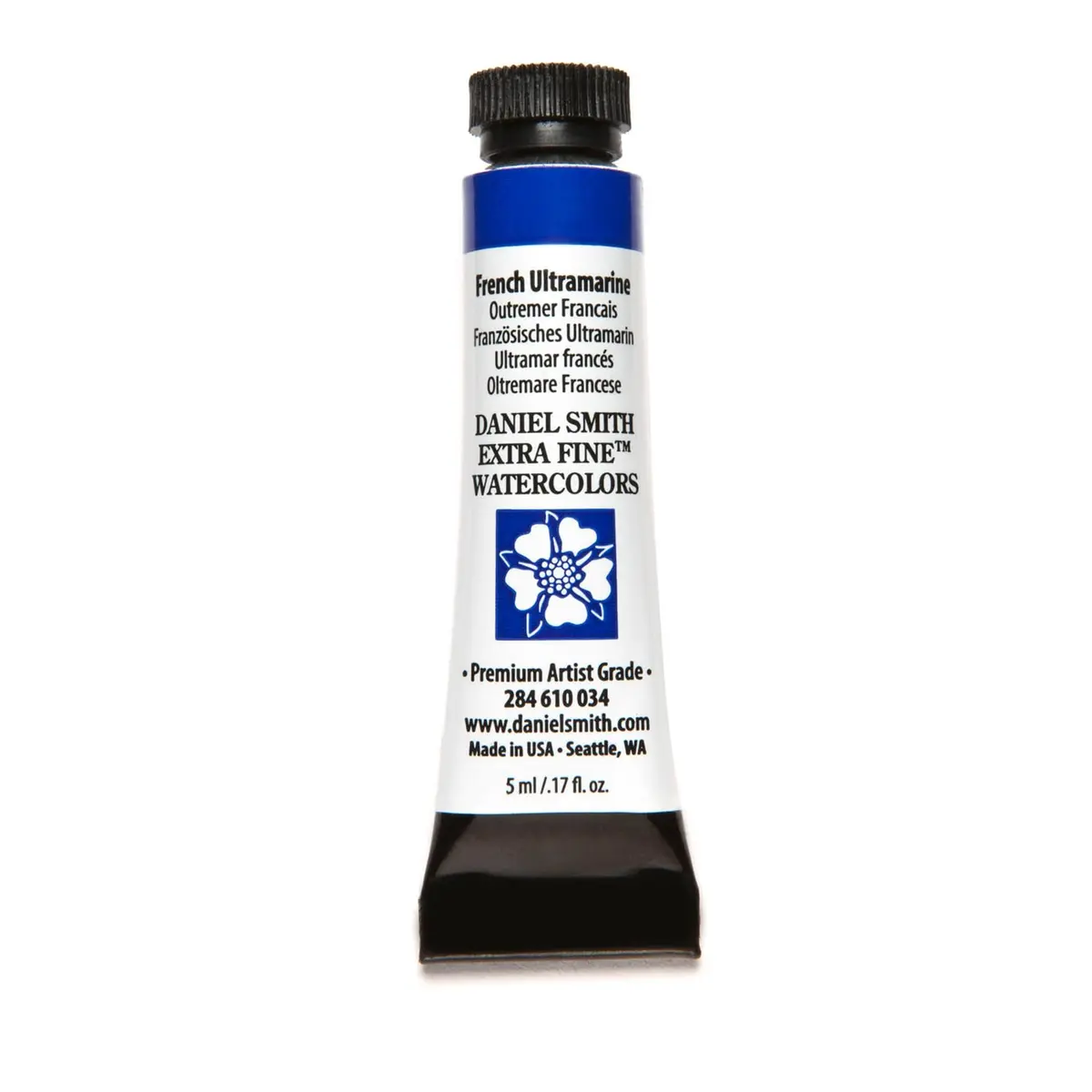 Daniel Smith Extra Fine Watercolor Paint 5ml Tube French Ultramarine | Lightfast, Granulating, Unique Colors - main product image