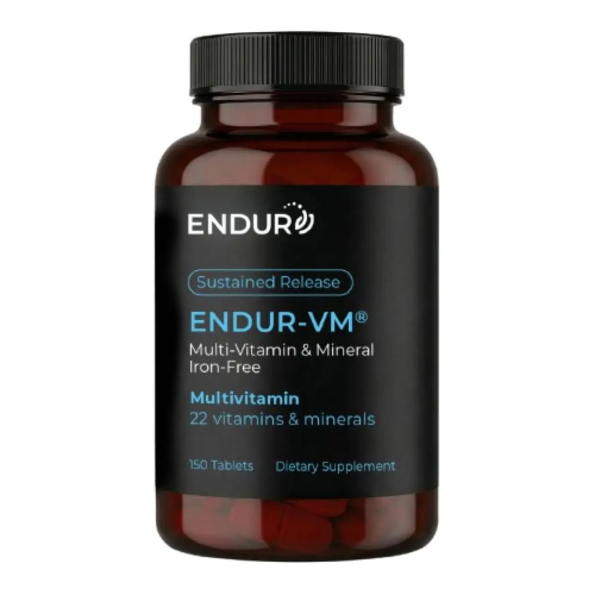 Endurance Products ENDUR-VM® Sustained Release Multivitamin Without Iron, 150 Tablets | Supports Heart & Overall Wellness - main product image