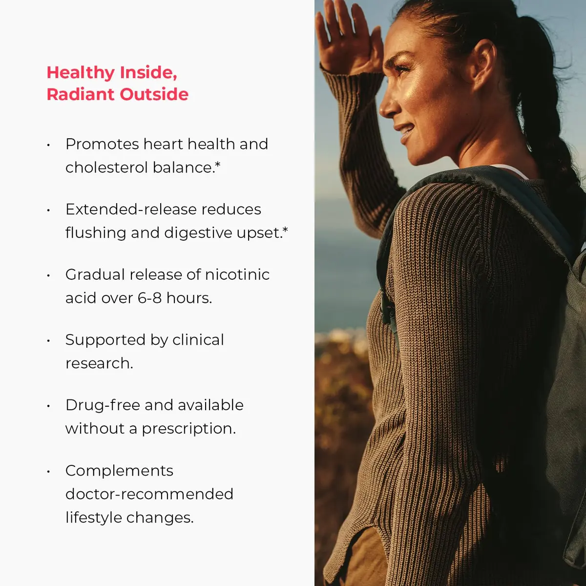 Endurance Products ENDUR-ACIN® Extended Release Niacin 750mg | Heart & Cholesterol Support (112-120 chars) - view 4