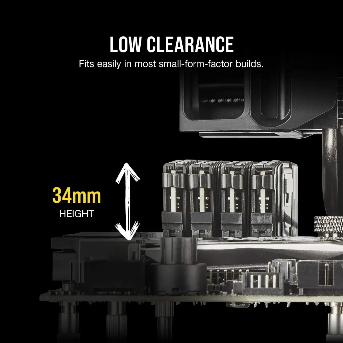 Corsair Vengeance LPX DDR4 RAM 16GB (2x8GB) 3200MHz CL16 Black | High Performance Overclocking Memory - view 5