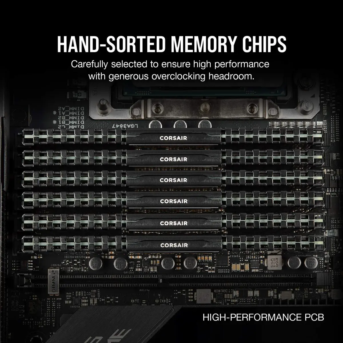 Corsair Vengeance LPX DDR4 RAM 16GB (2x8GB) 3200MHz CL16 Black | High Performance Overclocking Memory - view 3