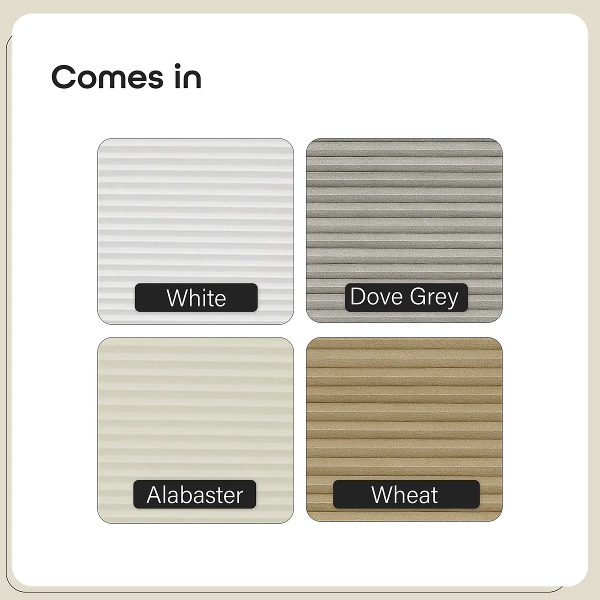 ACHIM Cordless Cellular Pleated Shades 35 in x 64 in | Light Filtering, White - view 5