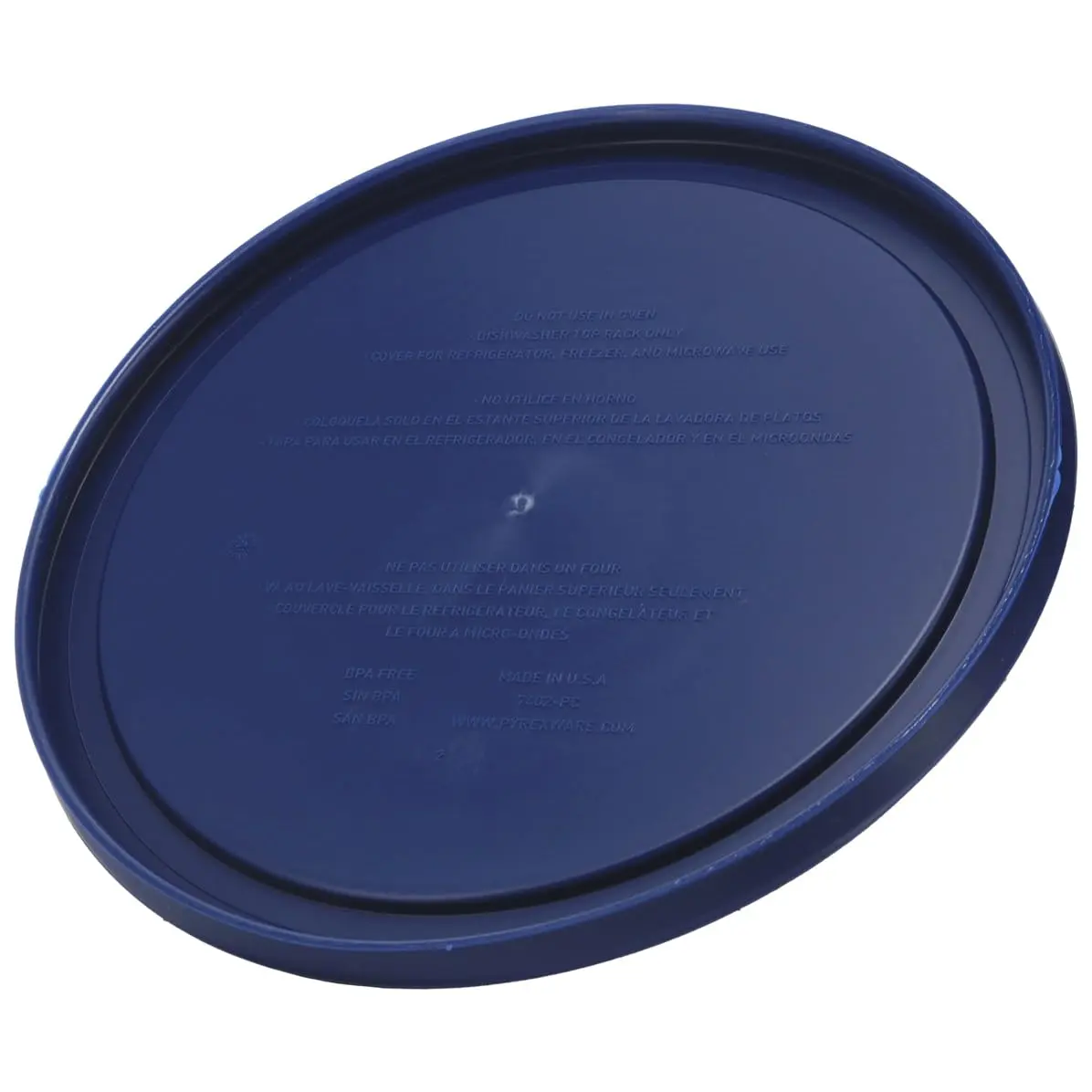 Pyrex 7402-PC Blue Food Storage Lid 7.5 inch (19 cm) Round | BPA-Free Plastic for Pyrex Bowls | 4-Pack - view 5
