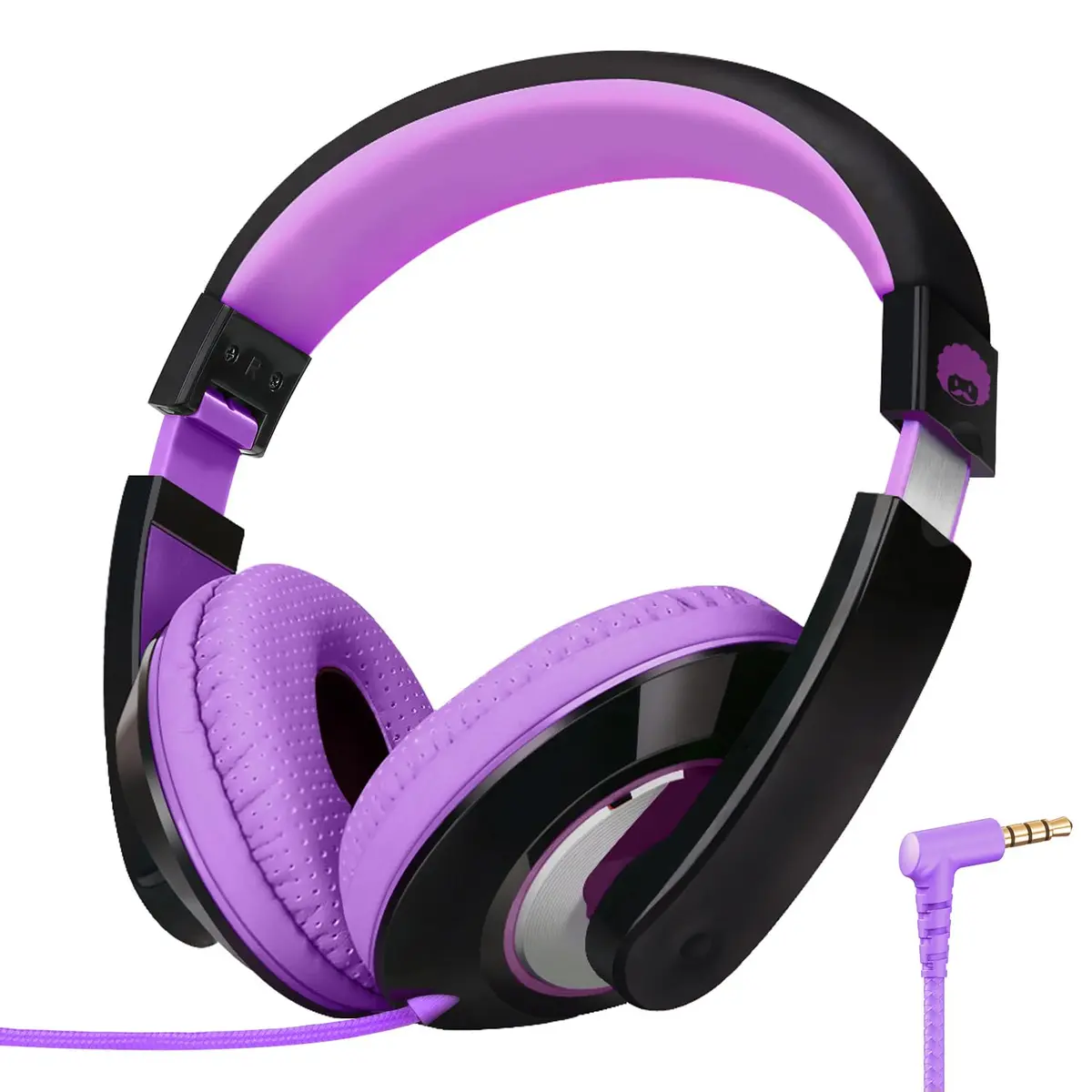 rockpapa Comfort Foldable Kids Headphones Wired for School with 3.5mm Cord | Rich Sound, Lightweight & Tangle-Free - main product image
