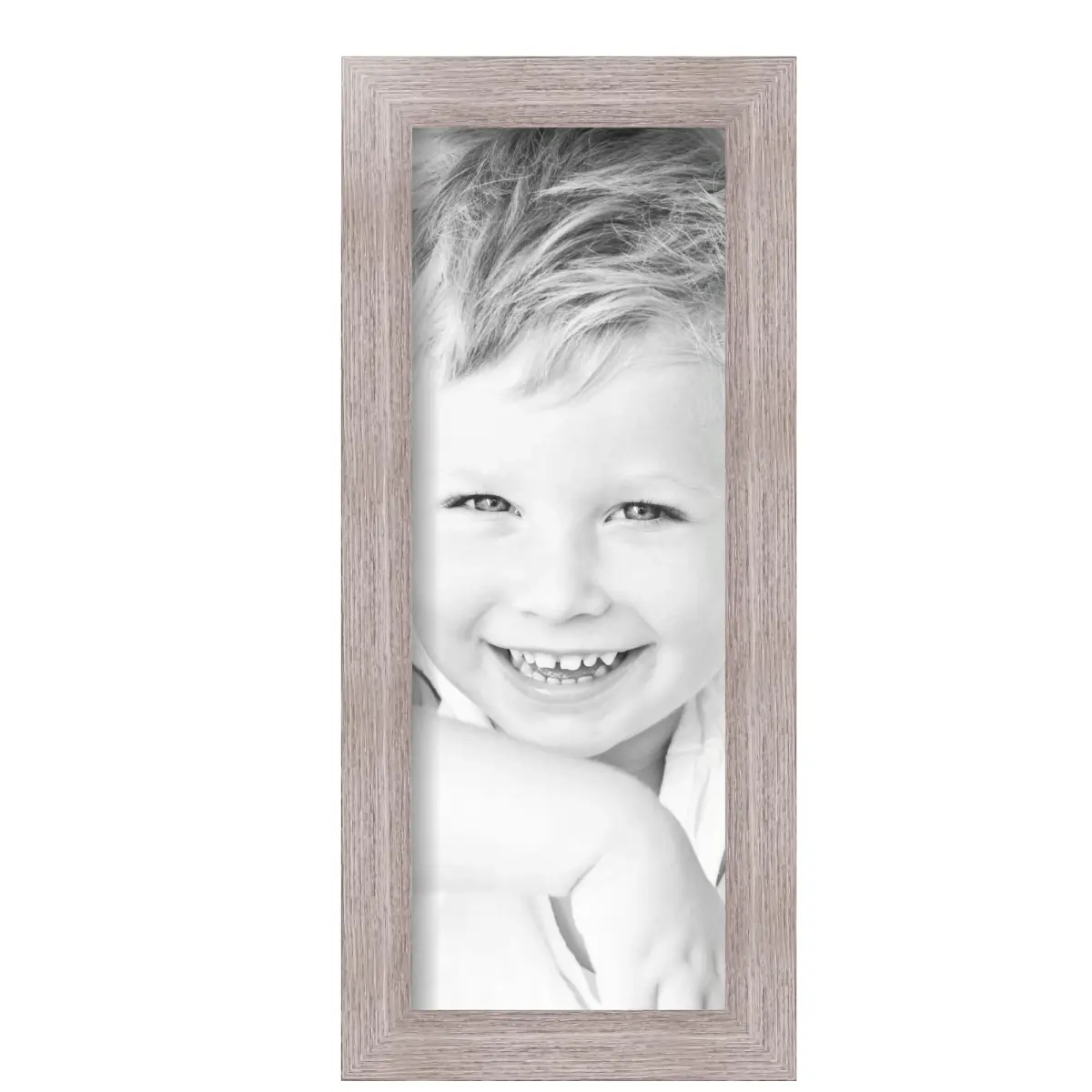 ArtToFrames Gray Oak Poster Frame 21.5 cm (8.5 x 18 Inch) | Custom Made for 6x16 Inch Photos - view 3