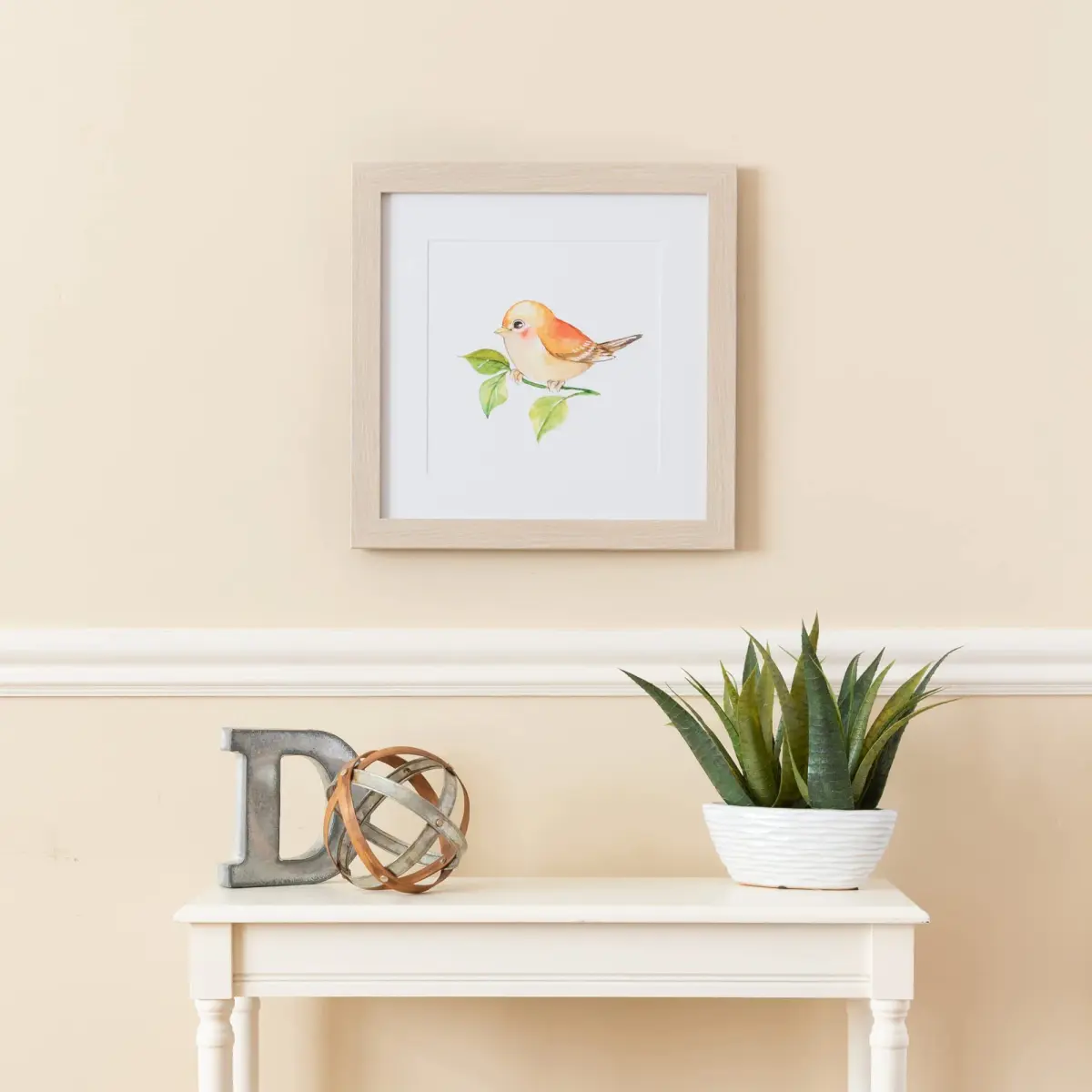 ArtToFrames Natural Oak Poster Frame 4x25 Inch (10cm x 63.5cm) | Custom Made for Wall or Tabletop Display - view 2